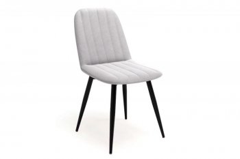 Стул Остин полоса, велюр Ultra Dove (светло-серый), (4шт) (Вудман) в Ивделе - ivdel.mebel-e96.ru