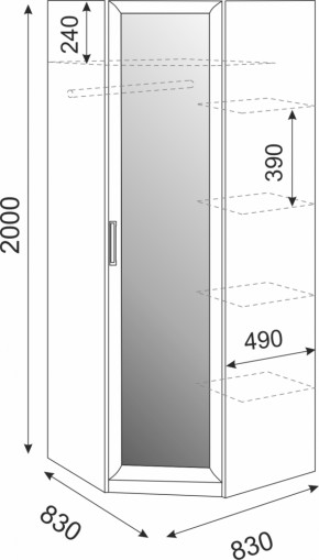 Подростковая мебель Волкер модульная (Риннер) в Ивделе - ivdel.mebel-e96.ru