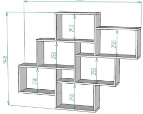 Полка S12 (ЯШТ) в Ивделе - ivdel.mebel-e96.ru