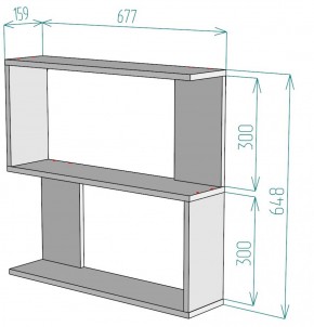 Полка S31 (Графит) в Ивделе - ivdel.mebel-e96.ru