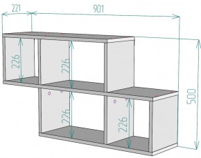 Полка S39 (ЯАС) в Ивделе - ivdel.mebel-e96.ru