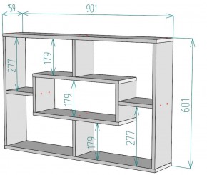 Полка S40 (Белый) в Ивделе - ivdel.mebel-e96.ru