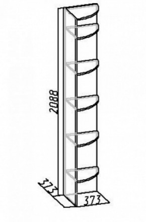 Полка угловая Комфорт 9 в Ивделе - ivdel.mebel-e96.ru