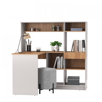 Стол письменный 89.11 Прайм угловой левый (Олмеко) в Ивделе - ivdel.mebel-e96.ru