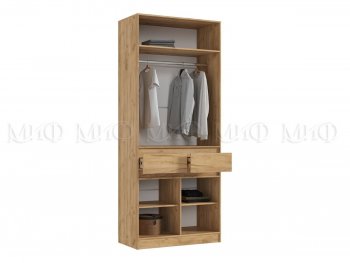 Шкаф 1000 мм Роджина крафт/изумруд (Миф) в Ивделе - ivdel.mebel-e96.ru