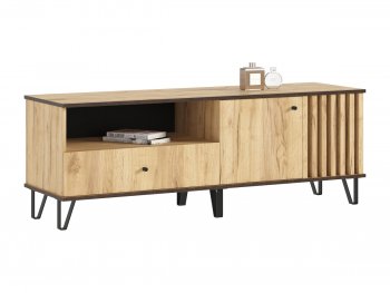 Тумба ТВ (1500) Роджина дуб крафт (Миф) в Ивделе - ivdel.mebel-e96.ru