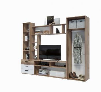 Стенка Крокус белый (Эра) в Ивделе - ivdel.mebel-e96.ru
