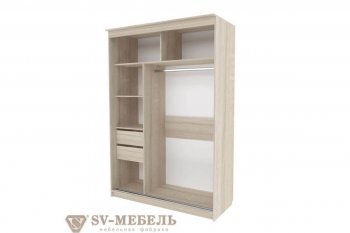 Шкаф-купе №25 1500 мм (СВ) в Ивделе - ivdel.mebel-e96.ru