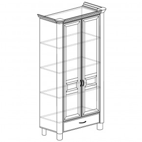 Шкаф 2-дверный Элли 571 (Яна) в Ивделе - ivdel.mebel-e96.ru