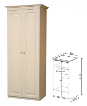 Шкаф 2-х дверный для платья Визит-15 в Ивделе - ivdel.mebel-e96.ru
