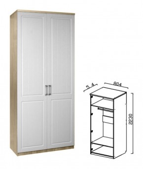 Шкаф 2-х дверный Ивушка-10 (Прованс) в Ивделе - ivdel.mebel-e96.ru