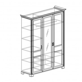 Шкаф 3-дверный Флора 900 (Яна) в Ивделе - ivdel.mebel-e96.ru