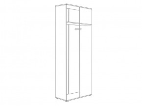 Шкаф для одежды 800 мм 13.137 Куба (С одной дверью) в Ивделе - ivdel.mebel-e96.ru