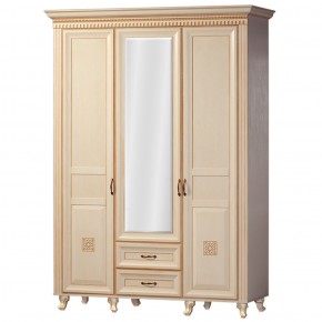 Шкаф для одежды 3-дверный с зеркалом Марлен 470 (Яна) в Ивделе - ivdel.mebel-e96.ru