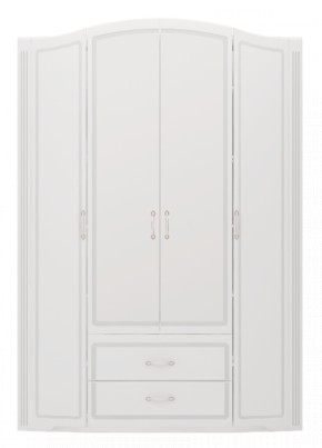 Шкаф для одежды 4-х дв.с ящиками Виктория 2  без зеркал в Ивделе - ivdel.mebel-e96.ru