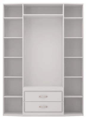 Шкаф для одежды 4-х дв.с ящиками Виктория 2  с зеркалами в Ивделе - ivdel.mebel-e96.ru