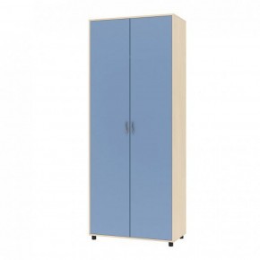 Шкаф для одежды Дельта-2 Дуб молочный/Голубой в Ивделе - ivdel.mebel-e96.ru | фото