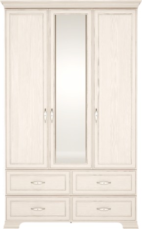 Шкаф для одежды с зеркалом 3-х дв Венеция 1 бодега в Ивделе - ivdel.mebel-e96.ru