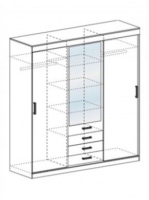 Шкаф-купе Лидер-3М 1700 мм (СтендМ) в Ивделе - ivdel.mebel-e96.ru