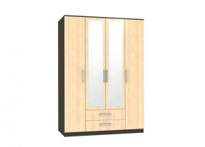 Шкаф Квадро-1 4-х дверный с ящиками и 2-мя зеркалами в Ивделе - ivdel.mebel-e96.ru