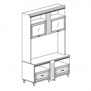 Шкаф многоцелевой Марлен 477 (Яна) в Ивделе - ivdel.mebel-e96.ru