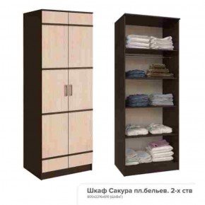 Шкаф пл.бельев.2-х ств.Сакура 800 мм (БТС) в Ивделе - ivdel.mebel-e96.ru