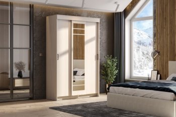 Шкаф-купе ШКП-7 1300 мм ясень анкор (СВ) в Ивделе - ivdel.mebel-e96.ru