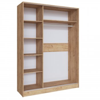 Шкаф-купе Стиль-2 1600 мм крафт/кашемир (Текс) в Ивделе - ivdel.mebel-e96.ru