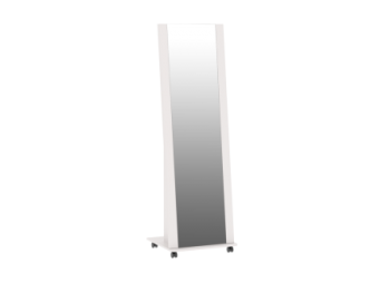 Зеркало напольное Сиде Белый (СБК) в Ивделе - ivdel.mebel-e96.ru