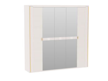 Спальный гарнитур Сиде Белый, модульный (СБК) в Ивделе - ivdel.mebel-e96.ru