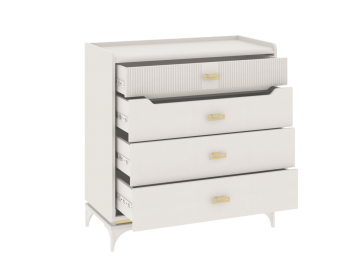 Комод малый Сиде Белый (СБК) в Ивделе - ivdel.mebel-e96.ru