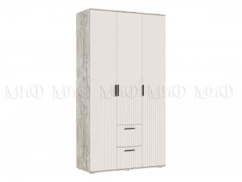 Шкаф 1200 мм Сильвия, дуб юкон/кашемир (Миф) в Ивделе - ivdel.mebel-e96.ru