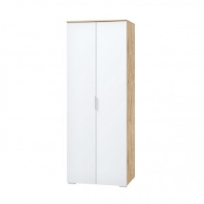 Шкаф для одежды 2х дверный 800 мм Сканди белый (МЛК) в Ивделе - ivdel.mebel-e96.ru | фото