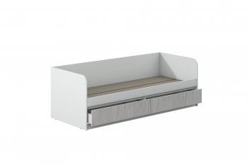 Кровать Соната 900 белый/крафт белый (Зарон) в Ивделе - ivdel.mebel-e96.ru