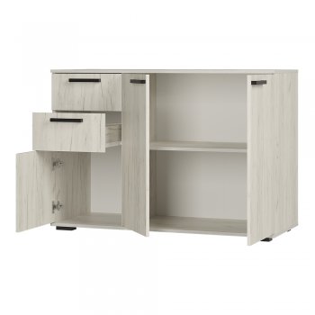 Комод Стандарт 3 NEW крафт белый (БТС) в Ивделе - ivdel.mebel-e96.ru