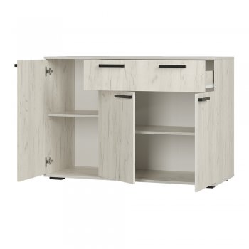 Комод Стандарт 4 NEW крафт белый (БТС) в Ивделе - ivdel.mebel-e96.ru