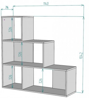 Стеллаж S66 (ДМ) в Ивделе - ivdel.mebel-e96.ru