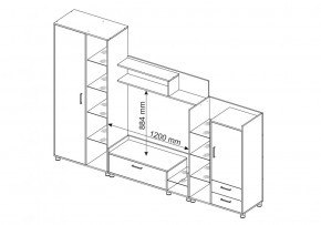 Стенка Талин (Гор) в Ивделе - ivdel.mebel-e96.ru