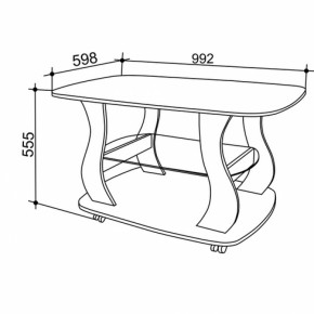 Стол журнальный Барон-2 в Ивделе - ivdel.mebel-e96.ru