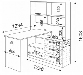 Стол компьютерный Волкер М7 (Риннер) в Ивделе - ivdel.mebel-e96.ru