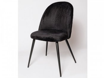 Стул С 820 Черный вельвет (ЦМ) в Ивделе - ivdel.mebel-e96.ru