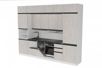 Кухонный гарнитур Сюита люкс 3000 мм (Герда) в Ивделе - ivdel.mebel-e96.ru