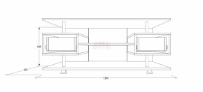 Тумба для теле-радио аппаратуры Фант 9 в Ивделе - ivdel.mebel-e96.ru