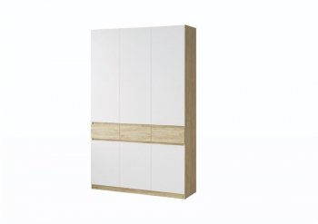 Шкаф 1500 мм Турин ЛДСП крафт/белый шагрень (ВВР) в Ивделе - ivdel.mebel-e96.ru