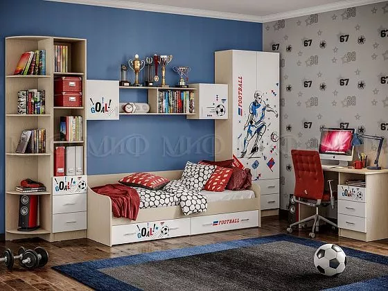 Набор детской мебели Вега NEW Boy (Миф) в Ивделе - ivdel.mebel-e96.ru