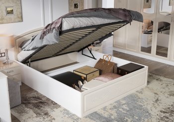 Кровать с подъемным механизмом Венеция КРПМ (ИЦ) в Ивделе - ivdel.mebel-e96.ru | фото