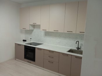 Кухонный гарнитур высокий Латте 3000 мм, Стол. 26 мм в Ивделе - ivdel.mebel-e96.ru