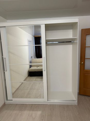 Шкаф-купе Крафт-6 белый ясень 2000 мм (БТС) в Ивделе - ivdel.mebel-e96.ru