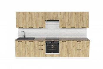 Кухонный гарнитур Янтарь 3000 мм (Герда) в Ивделе - ivdel.mebel-e96.ru
