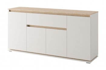 Тумба 4 двери 1 ящик Юта (БМ) в Ивделе - ivdel.mebel-e96.ru